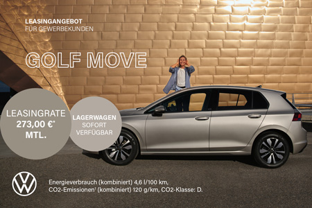 VW Golf MOVE Geschäftsleasing