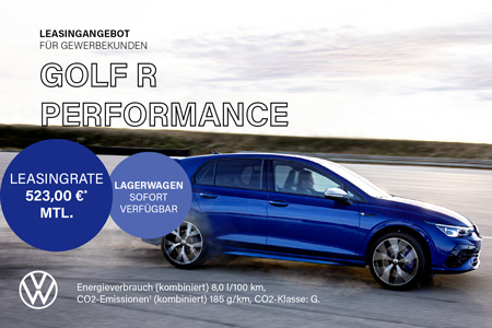 VW Golf R Performance Geschäftsleasing